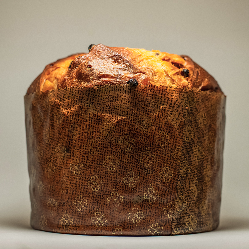Panettone,Is,The,Traditional,Italian,Dessert,For,Christmas.,On,White